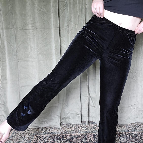 Pantalon Vintage Y2K Adidas En Velours - Taille M (180 D6/50) - Couleurs électriques - Occasion Très Bon état